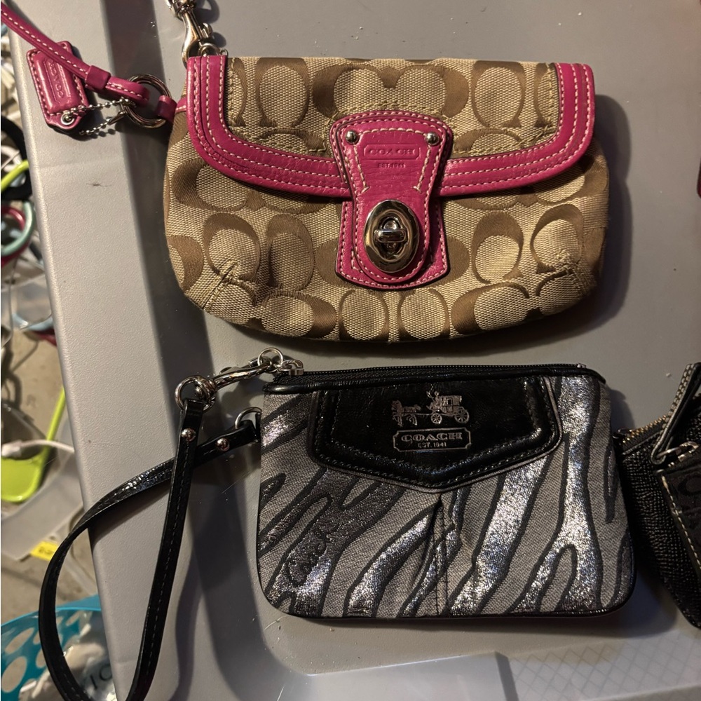 2- Coach Wristlets